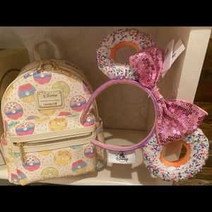 Loungefly Princess Donut Backpack Bundle